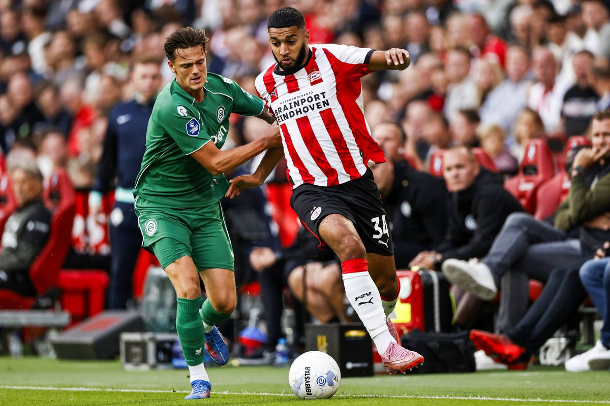 Șase goluri în PSV - Groningen » Dennis Man a debutat! Înlocuitorul lui a marcat o „dublă” după pauză