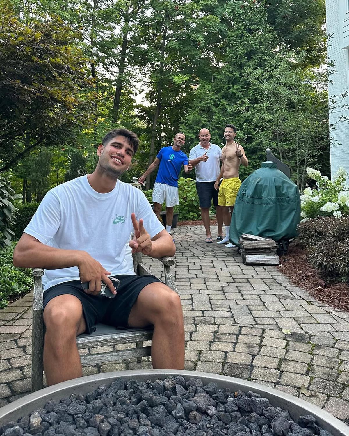 Carlos Alcaraz, vizită surpriză înainte de startul US Open! Imaginile au devenit virale