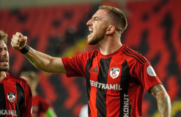 Gol 100% românesc în Gaziantep - Konyaspor