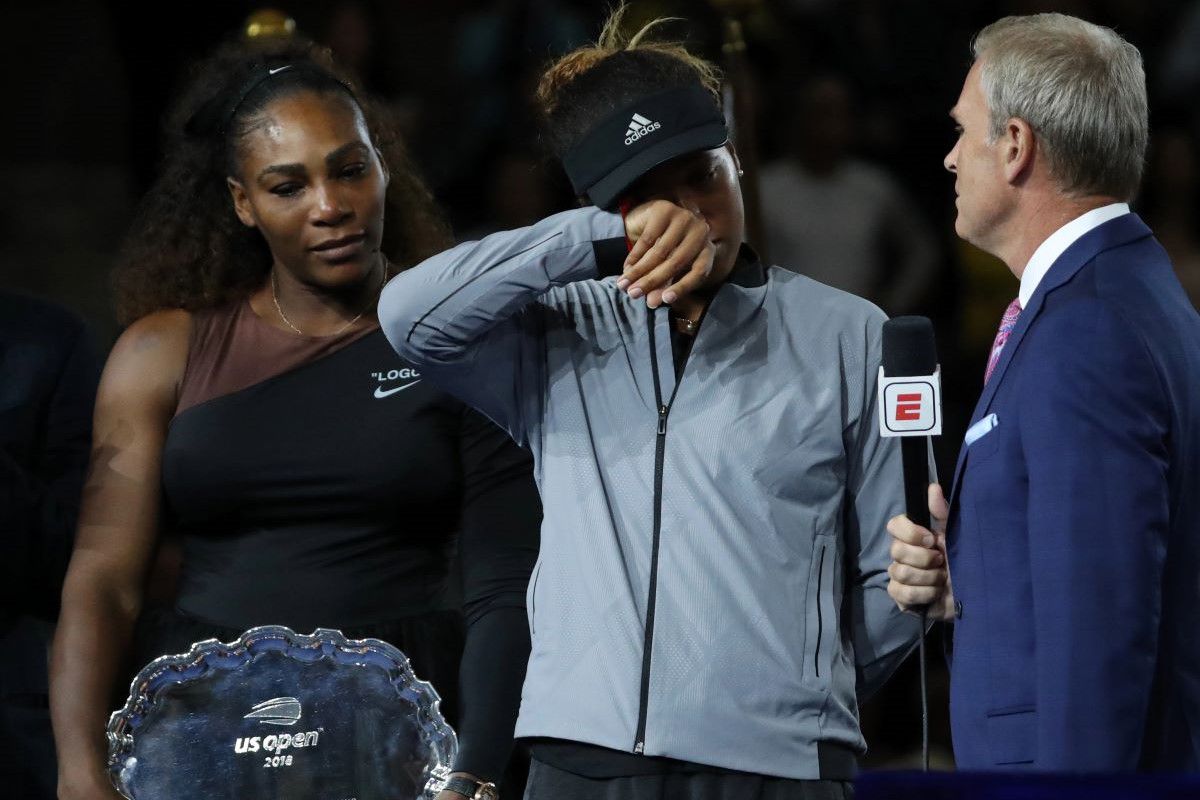 Finala de la US Open în care o tânără de 20 de ani și-a învins idolul, dar controversa a acaparat prim-planul » Între lacrimile lui Osaka și furia Serenei