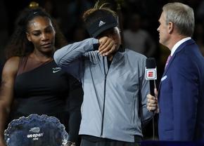 Finala de la US Open în care o tânără de 20 de ani și-a învins idolul, dar controversa a acaparat prim-planul » Între lacrimile lui Osaka și furia Serenei