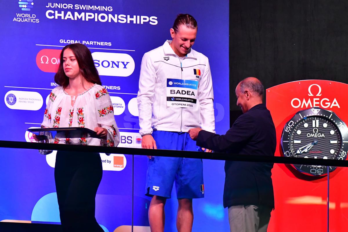 Imagini FABULOASE de la Otopeni, după cursa de medalie a lui Robert Badea! Încă un campion în natația românească