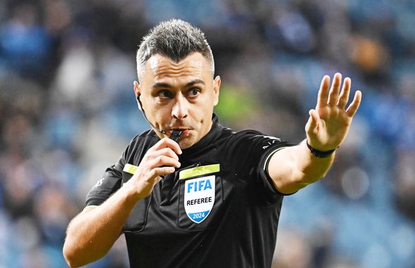 Horațiu Feșnic, performanță importantă la FC Botoșani - Csikszereda! Cifra pe care o bifează arbitrul din Cluj