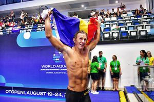 Robert Badea, medaliat cu bronz la 400 m mixt la Mondialele de natație de la Otopeni: „Pe ultimul 50 am crezut că sunt al patrulea. Înnebunisem!”