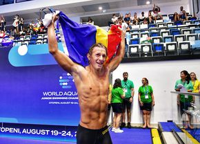 Robert Badea, medaliat cu bronz la 400 m mixt la Mondialele de natație de la Otopeni: „Pe ultimul 50 am crezut că sunt al patrulea. Înnebunisem!”