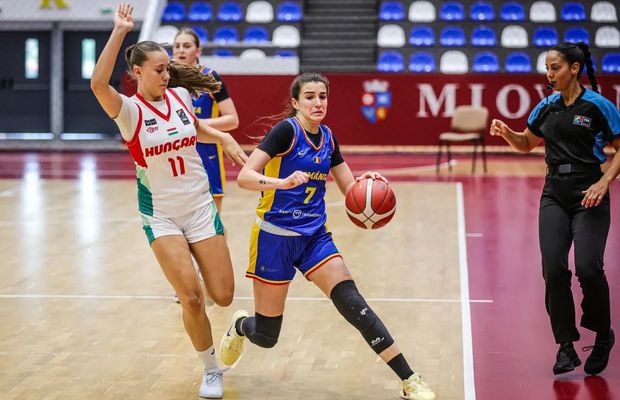 Performanță în baschetul feminin juvenil! România, locul 9 la Campionatul European U16, după un bilanț de 4-3