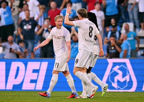 Scott McTominay și Kevin De Bruyne i-au adus lui Napoli cele trei puncte, în prima etapă a noului sezon din Serie A // FOTO: Getty Images