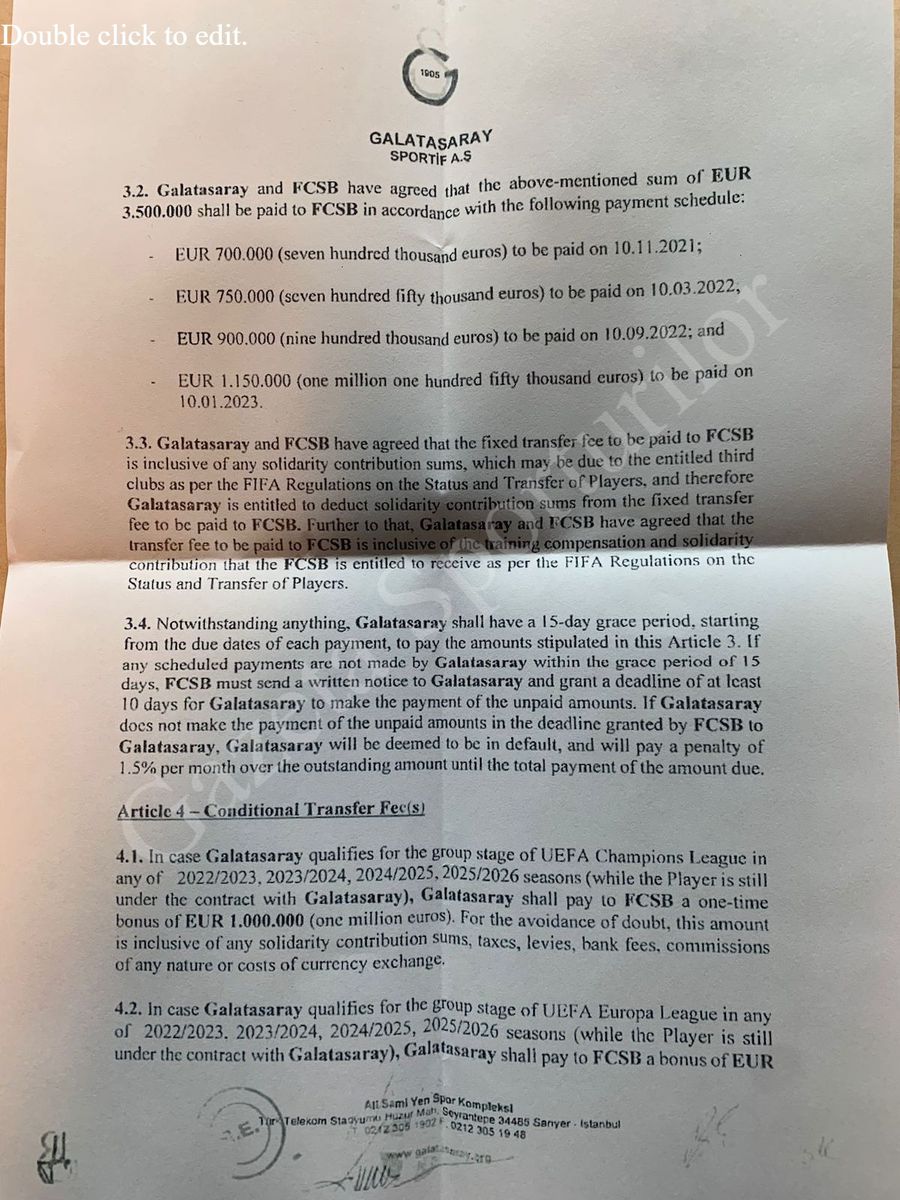 Procese și tensiuni produse de milioanele lui Becali » FCSB, acuzată de rea credință după transferurile vedetelor sale + Gazeta publică actele vânzării lui Moruțan