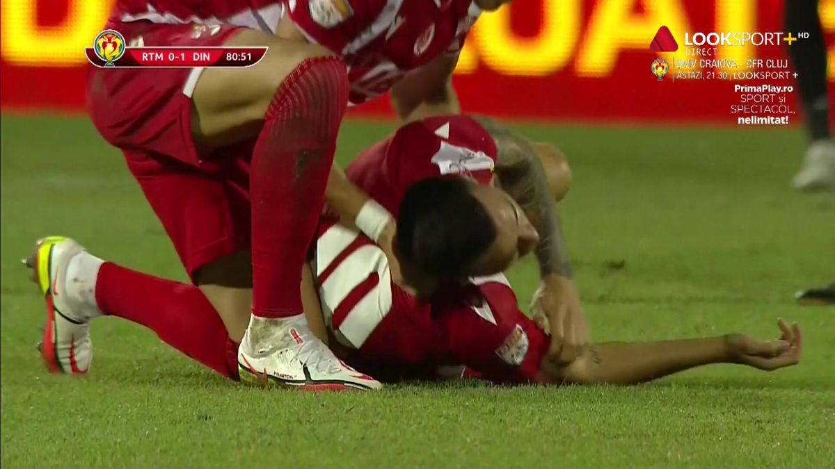 Clipe de groază! » Cosmin Matei, inert pe gazon câteva secunde: „Am evitat o nenorocire”