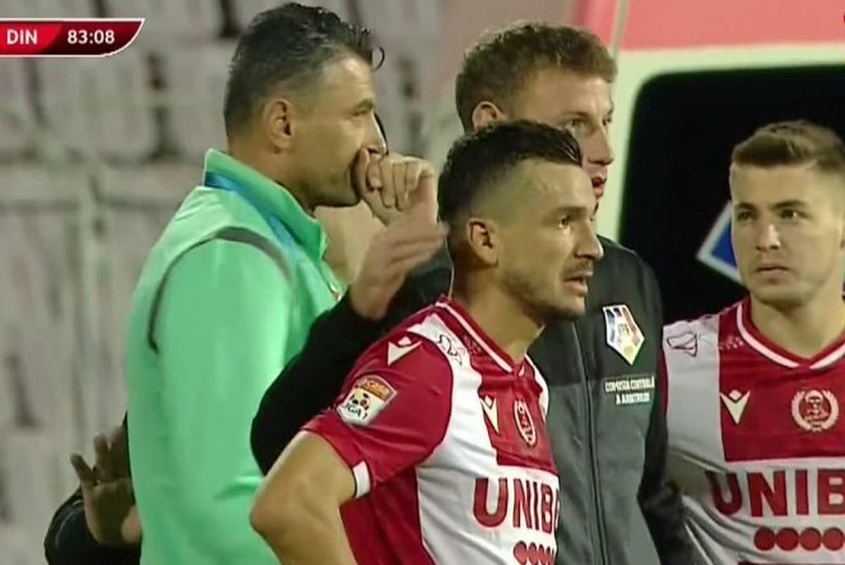 Matei, speriat de incidentul din minutul 82: „Am rămas fără aer”