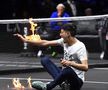 Un activist și-a dat foc pe teren, în prima zi de la Laver Cup / Sursă foto: epa / Andy Rain