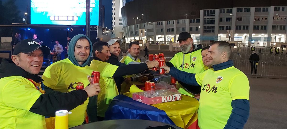 Finlanda - România » Primele imagini de la stadion cu fanii români