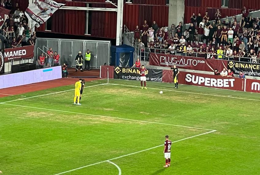 Gazonul de pe stadionul Giulești, afectat de o ciupercă la meciul Rapid - CS Mioveni
