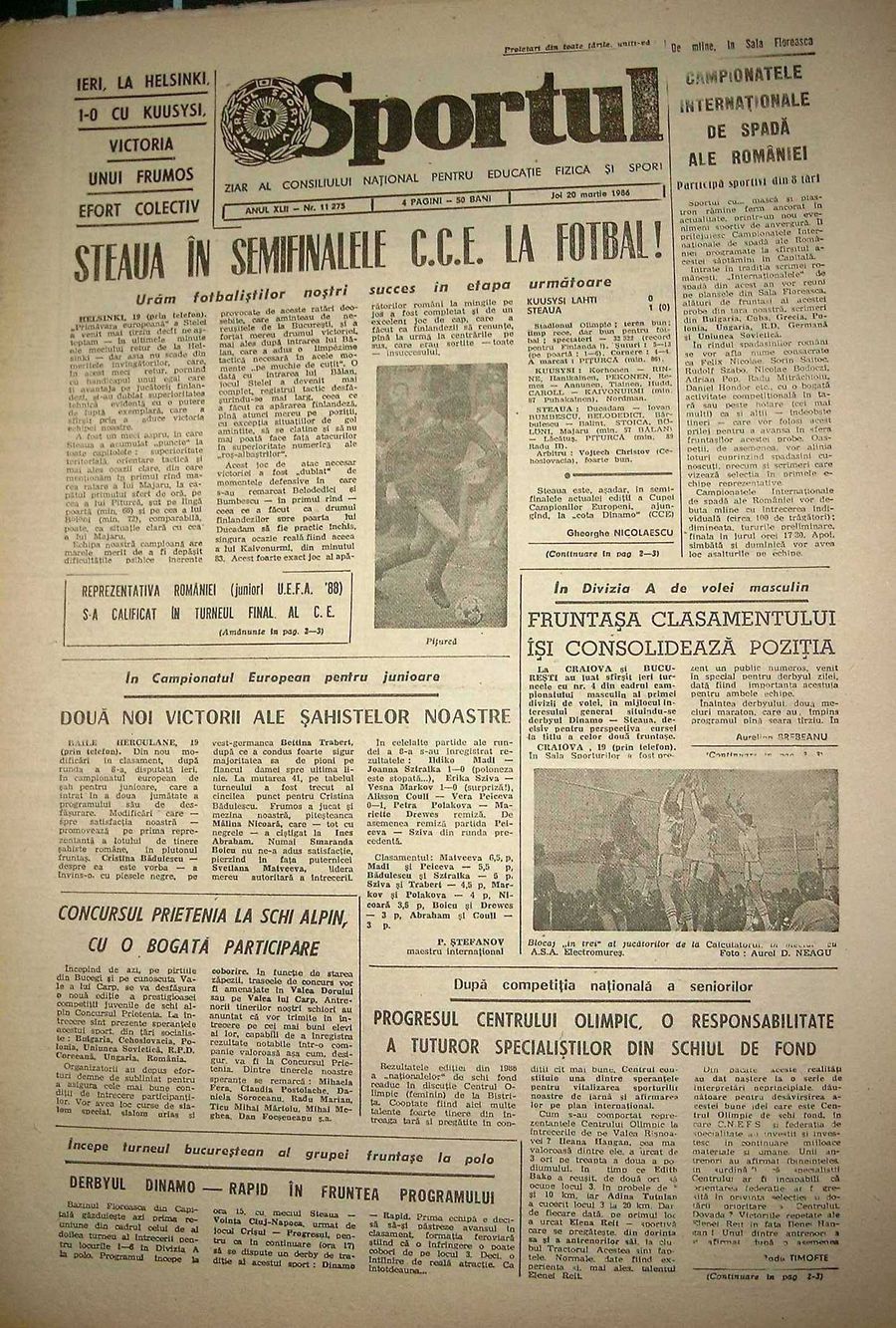 Gazeta a stat de vorbă la Helsinki cu doi dintre eroii lui Kuusysi Lahti care au jucat contra Stelei în 1986. Care e marea lor durere: „De ce n-o fi degajat nimeni mingea aia?!”