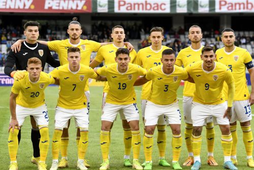 România U21 a cedat fără drept de apel amicalul cu reprezentativa similară a Spaniei, scor 1-4 / foto: FRF.ro