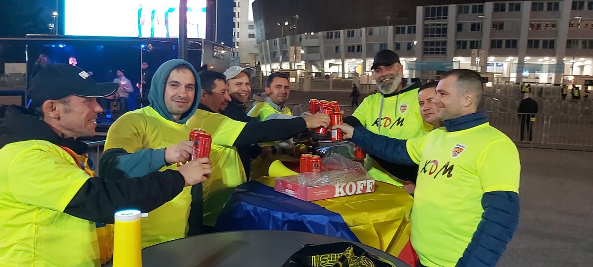 Finlanda - România » Primele imagini de la stadion cu fanii români