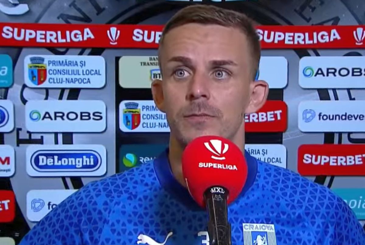 Bancu acuză arbitrajul: „Am văzut henț la golul lor! VAR-ul nu intervine niciodată pentru Craiova”