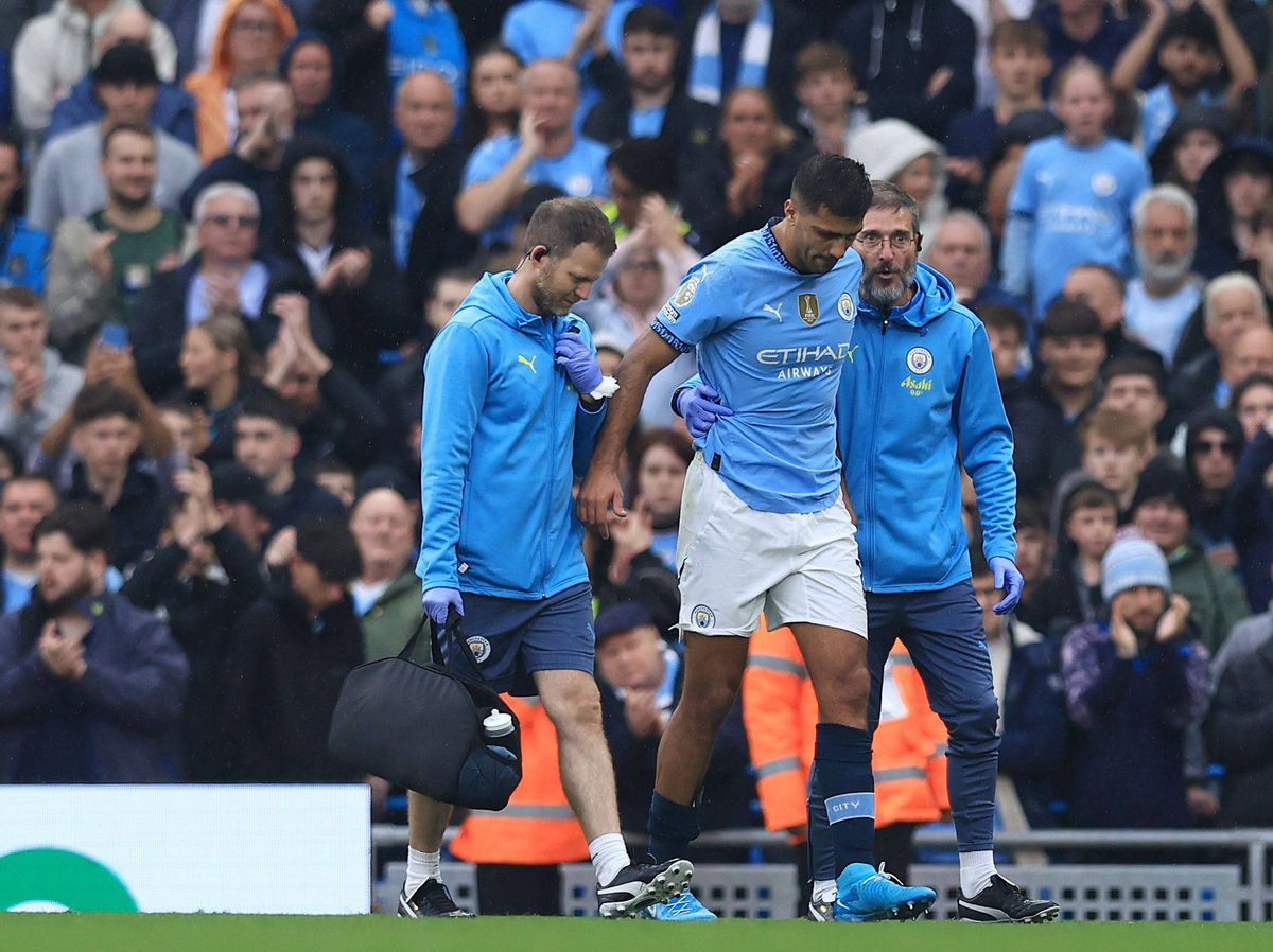 rodri, accidentat în manchester city - arsenal