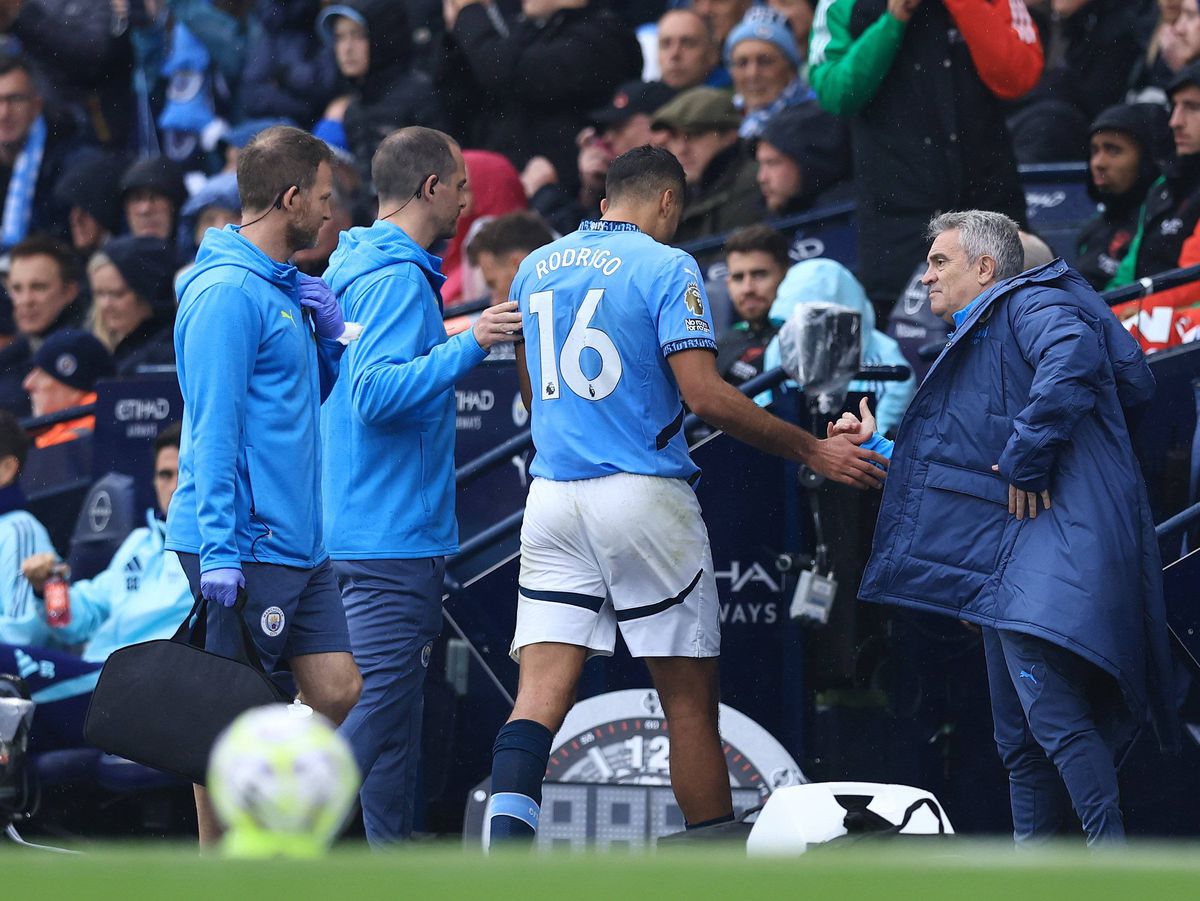 rodri, accidentat în manchester city - arsenal