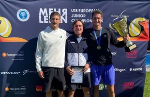 Două titluri europene la juniori pentru Luca Preda, sfertfinalist anul acesta la US Open