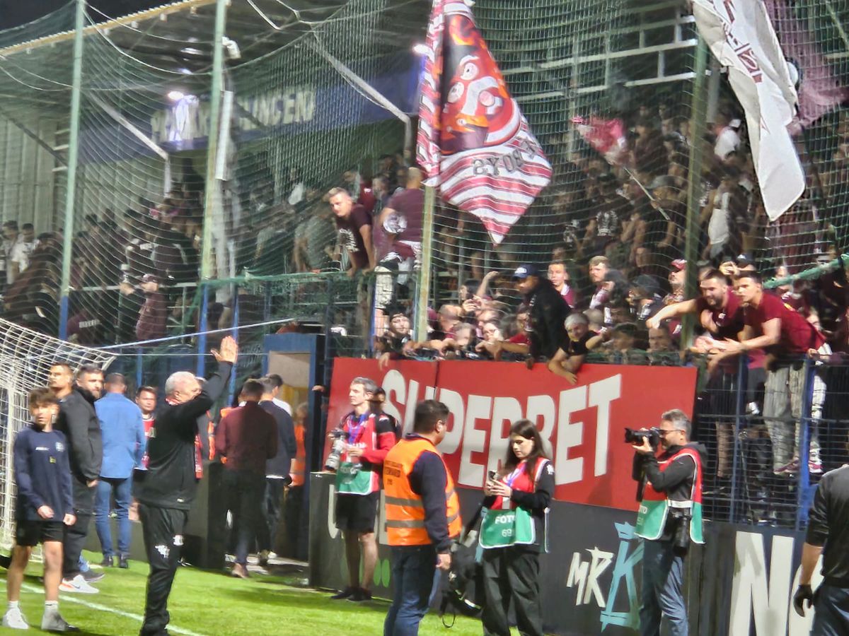 Imaginile surprinse la Clinceni, imediat după finalul meciului Unirea Slobozia - Rapid