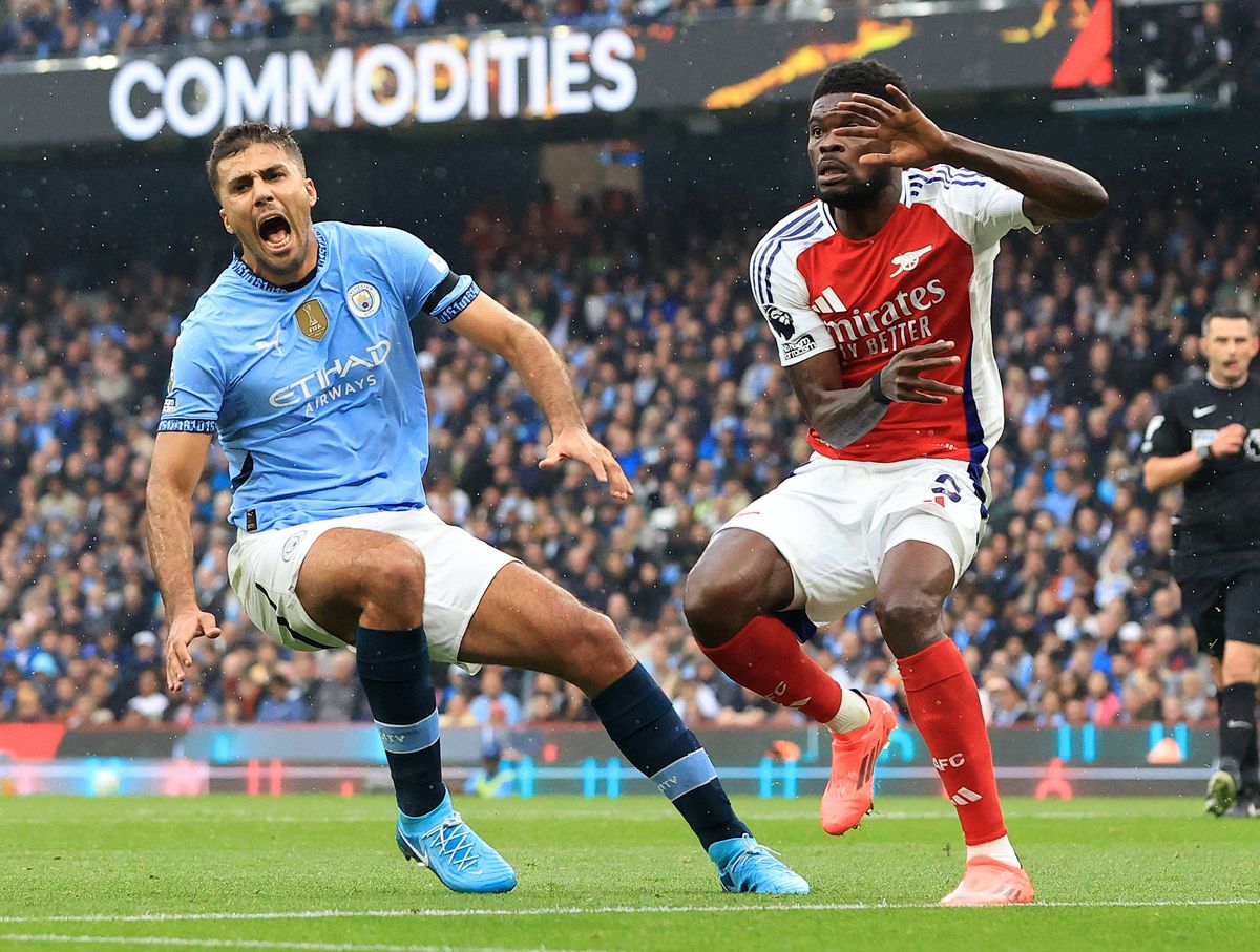 rodri, accidentat în manchester city - arsenal