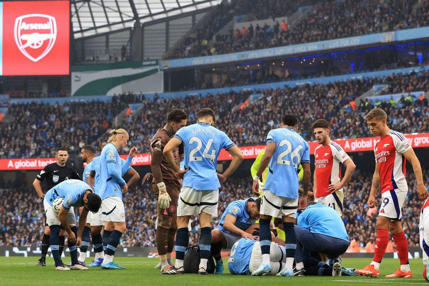 Rodri (28 de ani), mijlocașul defensiv de la Manchester City, a ieșit accidentat în prima repriză a derby-ului cu Arsenal, scor 2-2, din runda cu numărul #5 din Premier League. Primul verdict al medicilor este crunt pentru spaniol.