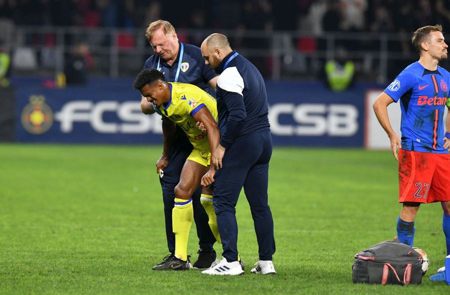 Diagnostic dur, după FCSB - Petrolul: „RMN-ul confirmă că i-au fost afectate ligamentele și meniscul”