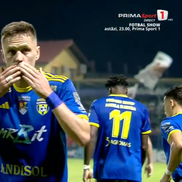 Unirea Slobozia - Rapid, foto: captură de ecran Prima Sport