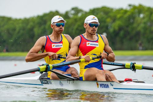Florin Arteni și Florin Lehaci Foto: FR Canotaj/Balint Czucz