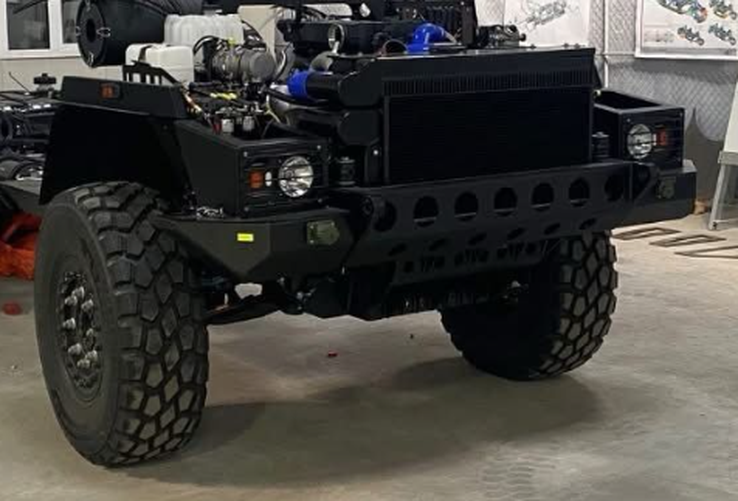 Cum arată VLAH, primul blindat 4x4 produs în România // foto: Blue Space Technology