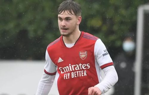 Billy Vigar, în tricoul lui Arsenal