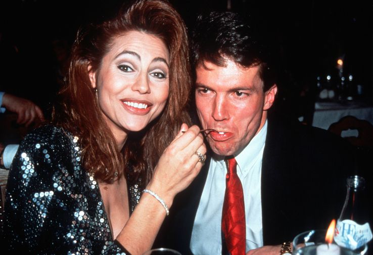 Lothar Matthaus cu a doua soție, Lolita Morena, în 1992. Foto: Imago