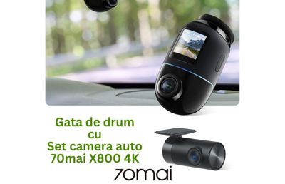 Back to School: trafic aglomerat și soluția pentru cei de la volan – camera auto 70mai X800