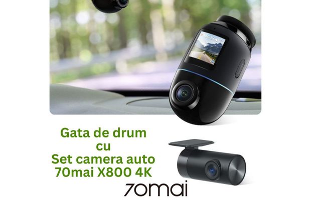 Back to School: trafic aglomerat și soluția pentru cei de la volan – camera auto 70mai X800