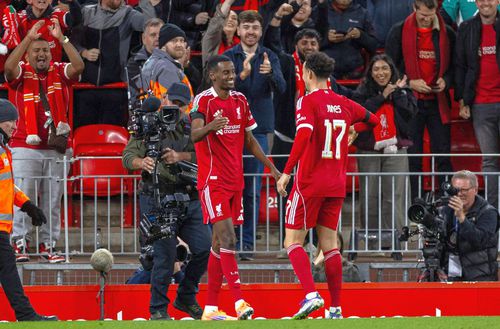 Alexander Isak a marcat primul gol la Liverpool, în victoria cu Southampton/ foto Imago Images
