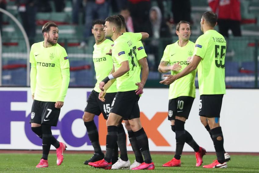 CFR Cluj a învins-o pe ȚSKA Sofia, scor 2-0, în primul meci al grupei A din Europa League.