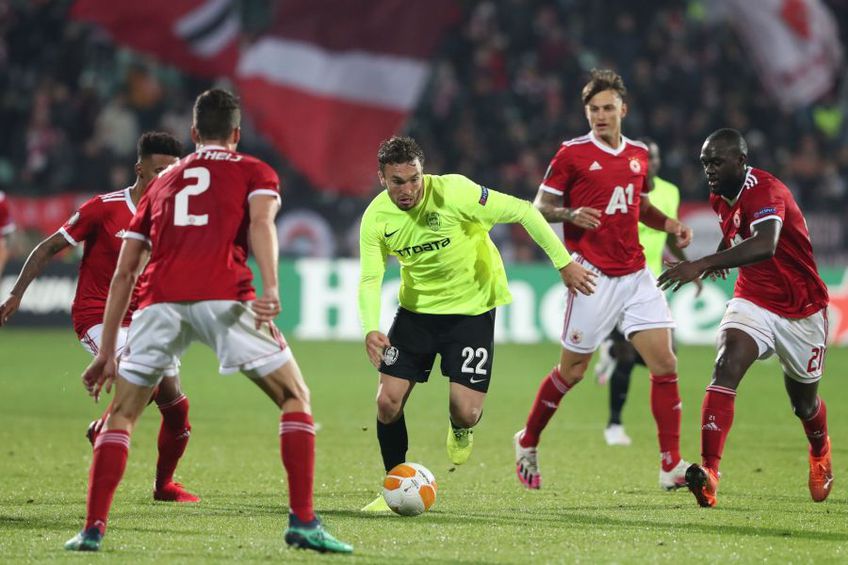 CFR Cluj a învins-o pe ȚSKA Sofia, scor 2-0, în primul meci al grupei A din Europa League