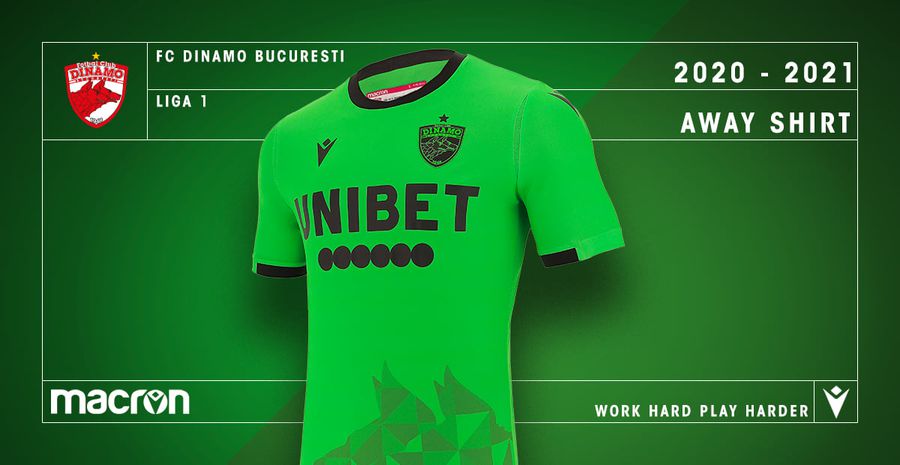 Dinamo, varianta neon » Echipament inedit pentru meciul cu Sepsi! Cum arată tricoul de deplasare al „câinilor”