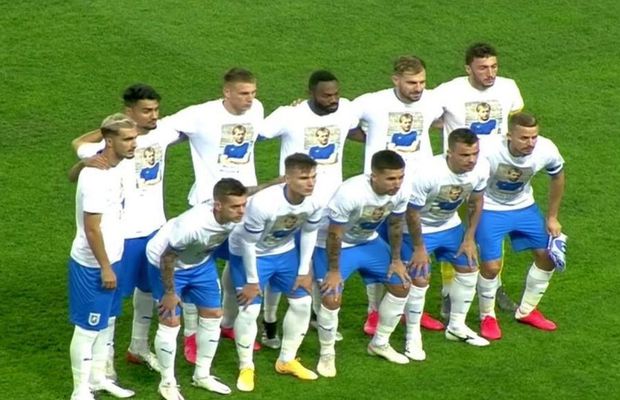 Omagiu pentru Ilie Balaci la Craiova - Clinceni » Bannere afișate în tribune: „Timpul s-a oprit în loc”