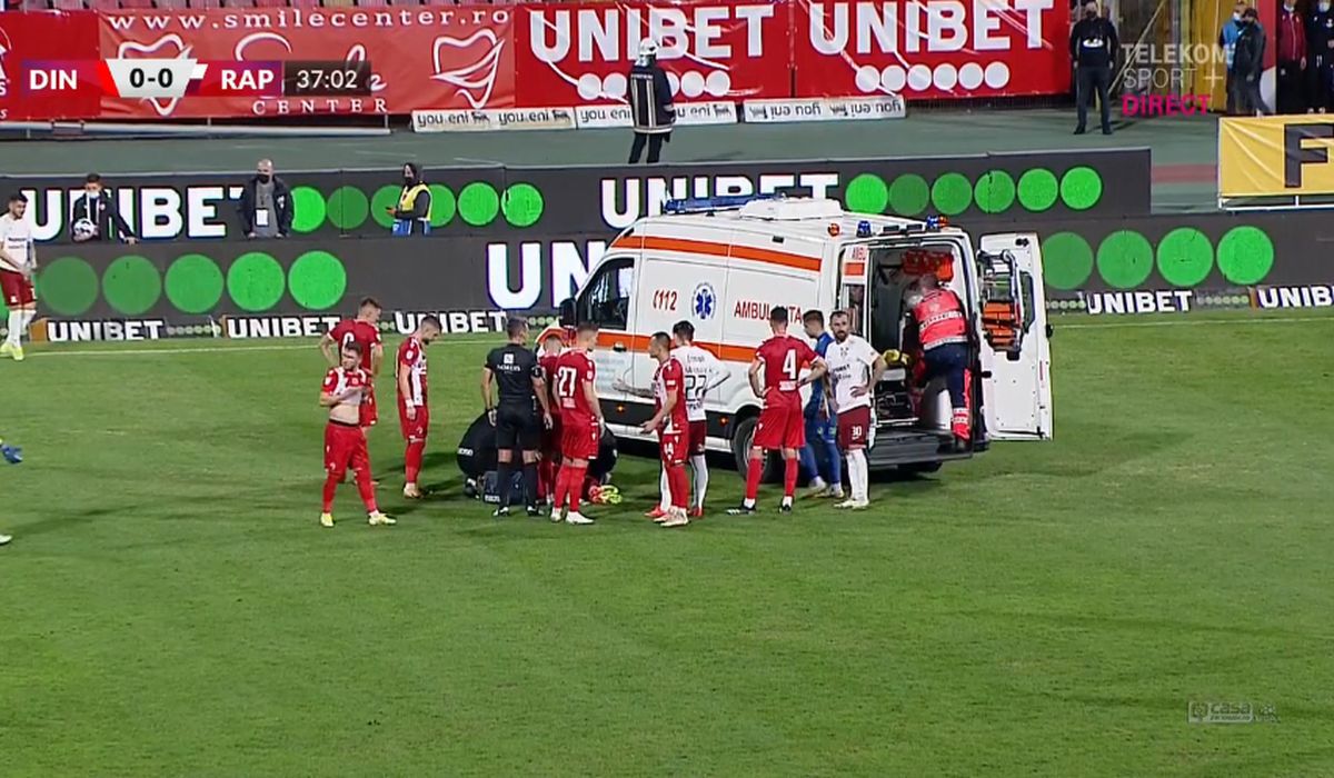 Dinamo - Rapid, probleme Alexandru Răuță