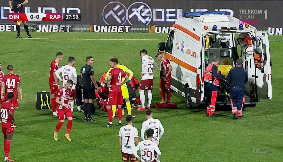 Dinamo - Rapid, probleme Alexandru Răuță