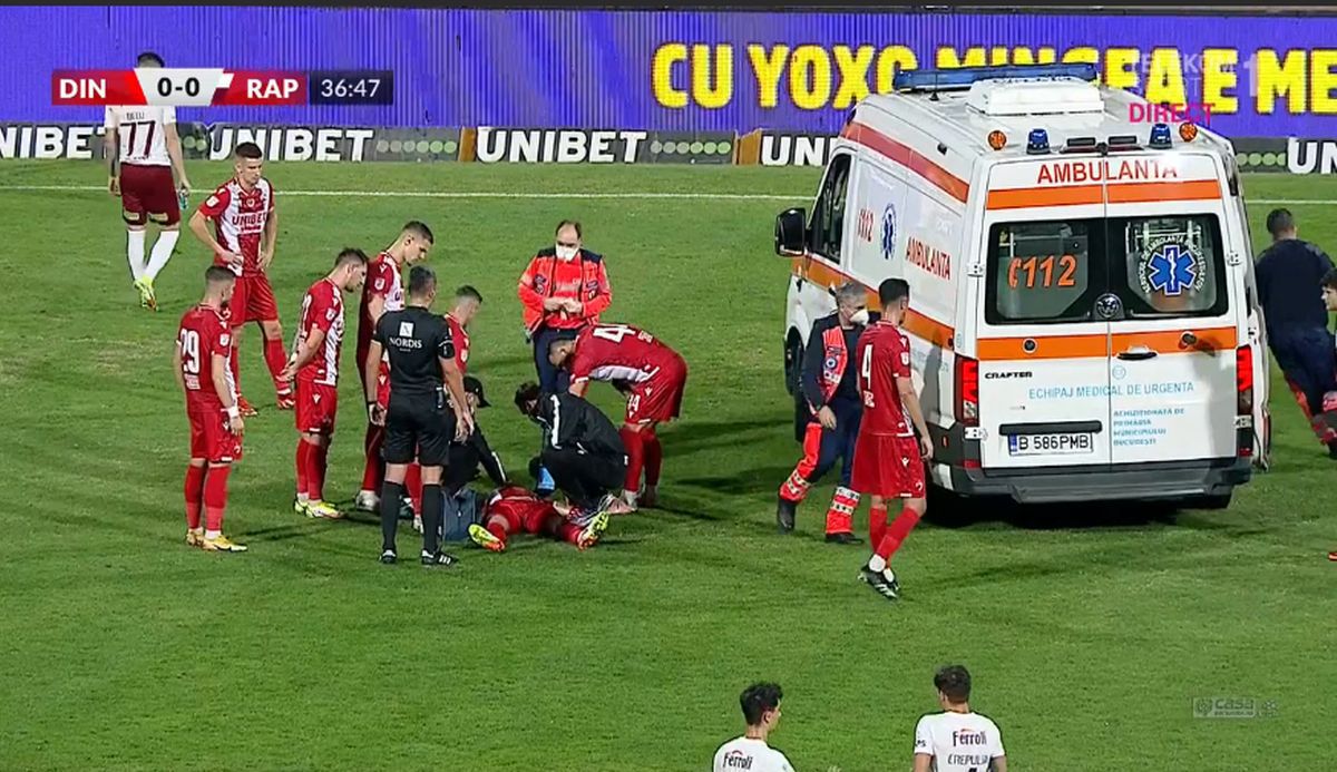 Dinamo - Rapid, probleme Alexandru Răuță