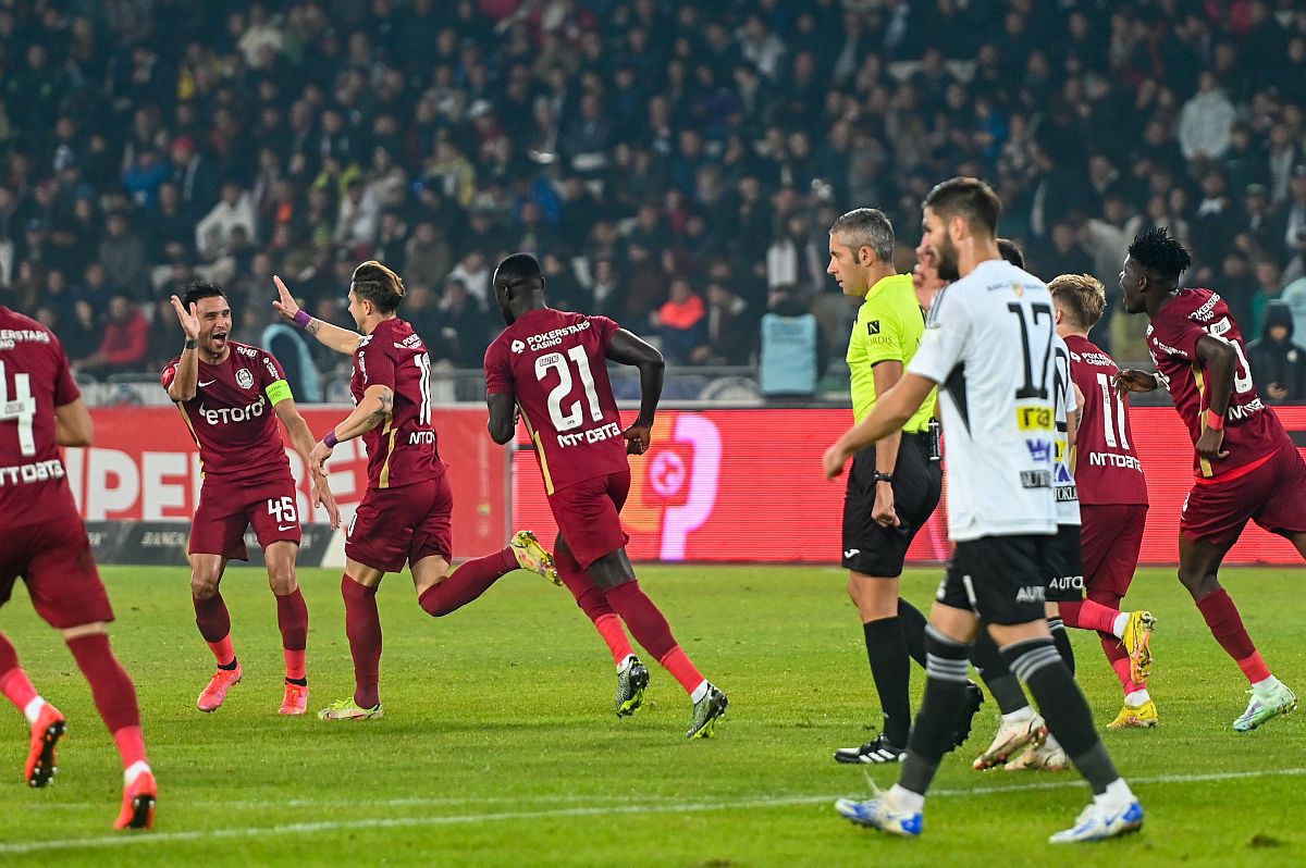 FC Hermannstadt - U Cluj 1-2, din play-out SuperLiga. „Șepcile roșii”  câștigă dintr-un penalty acordat în prelungiri. Cum arată clasamentul 