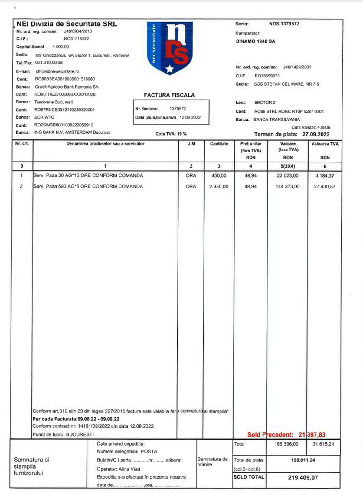 O firmă de securitate cere falimentul lui Dinamo! GSP.ro a intrat în posesia documentelor