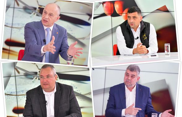 Patru dezbateri eveniment în studioul GSP! Mircea Geoană, George Simion, Nicolae Ciucă și Marcel Ciolacu au fost la „Prietenii lui Ovidiu”