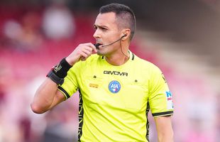 Cine este Marco Di Bello, arbitrul de la Rangers - FCSB » De la cel mai bun debutant în Serie A la suspendare pentru erori împotriva aceleiași echipe