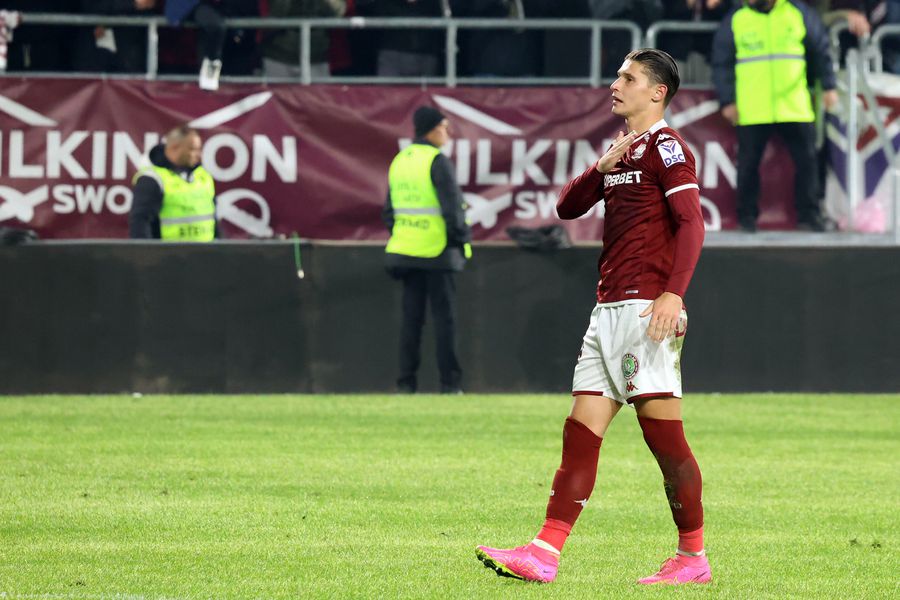 Accidentare de ultimă oră înainte de CFR Cluj - Rapid » Jucătorul lui Șumudică, OUT din lot