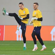 Silviu Lung și Laurențiu Popescu, imagini înainte de Craiova - Noah // foto: Ionuț Iordache (GSP)