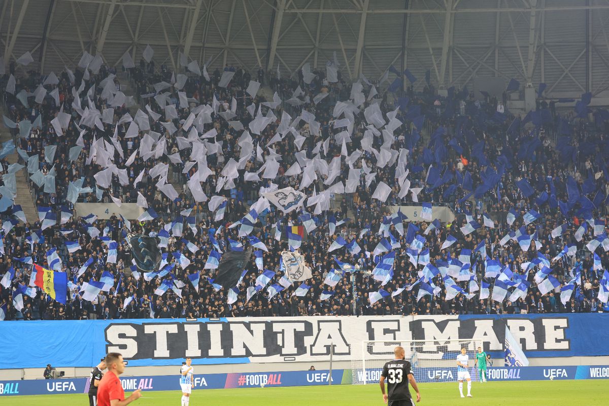 Universitatea Craiova - Noah, scenografia oltenilor // foto: Ionuț Iordache (GSP)
